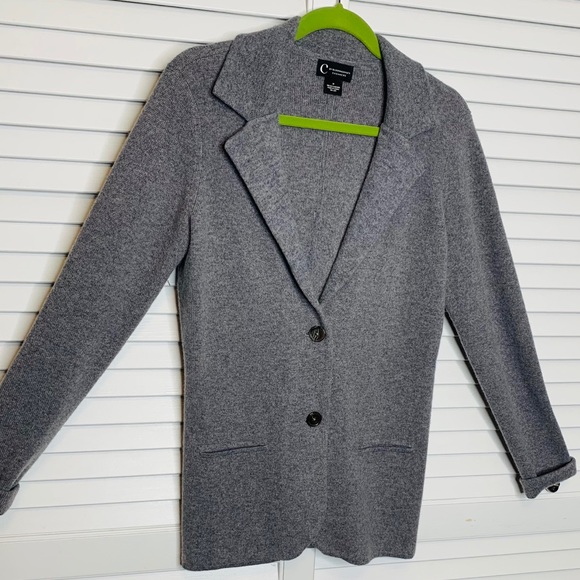 Bloomingdale's Sweaters - Bloomingdales Cashmere! Grey woman’s Cardigan! SzM